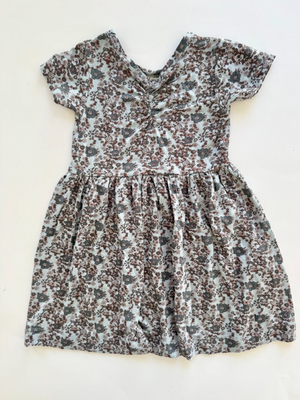 Kate Quinn 18-24M Girls Twirl Dress Sage Floral Ditsy Print Bamboo